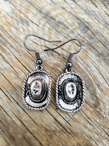 Cowboy Hat Earrings