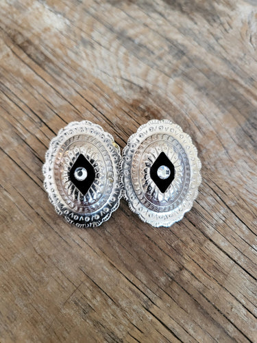 Concho Post Earrings