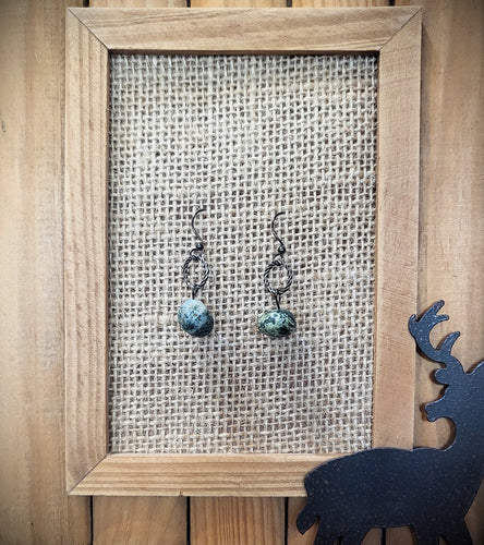 Faux Jasper Earrings