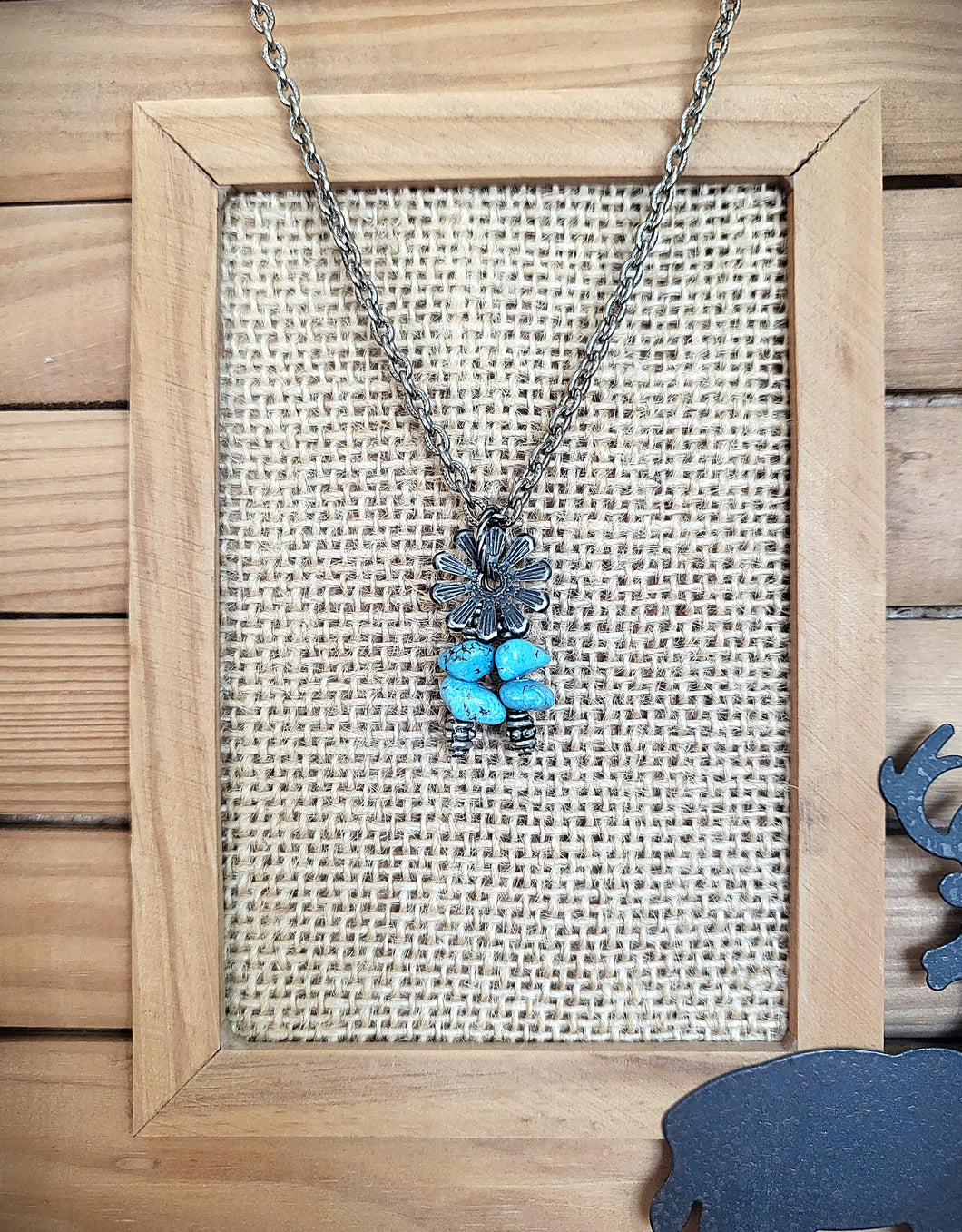 Turquoise Charm Necklace