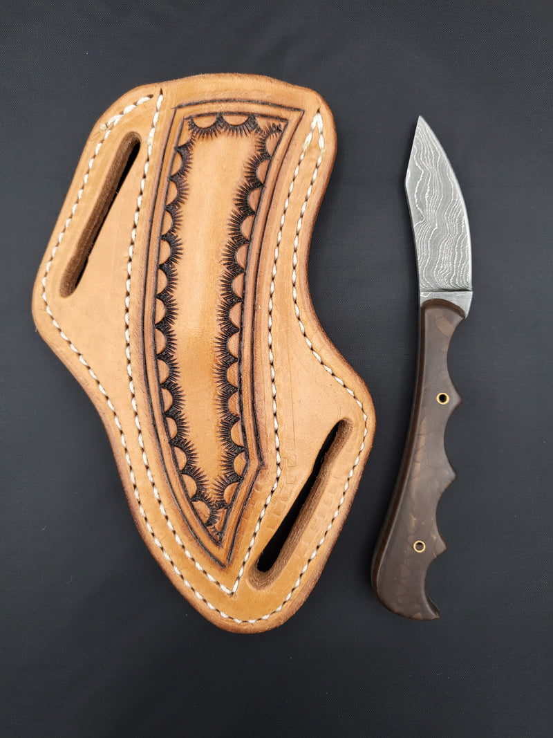 Juma Handle Alabama Damascus Scrapper – Cactus Hill Creations