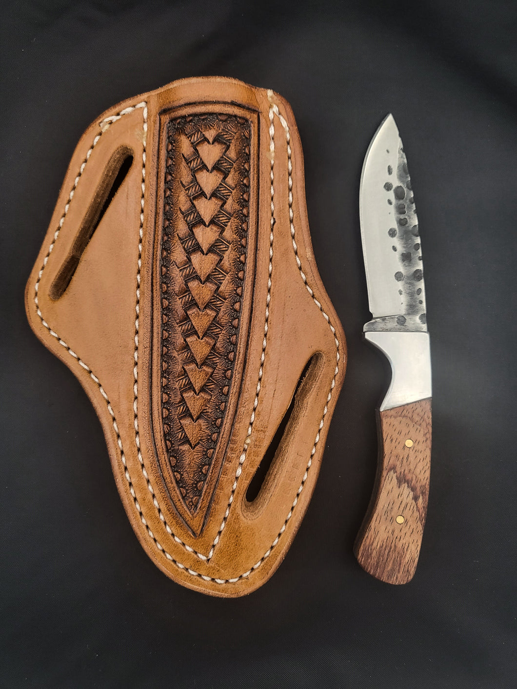 Bubinga Wood Belt Knife
