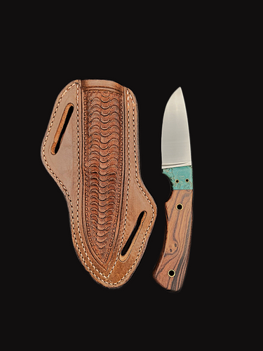 Ironwood Handle Belt Knife