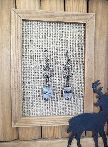 Rhodonite Earrings